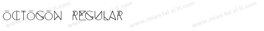 Octogon Regular字体转换